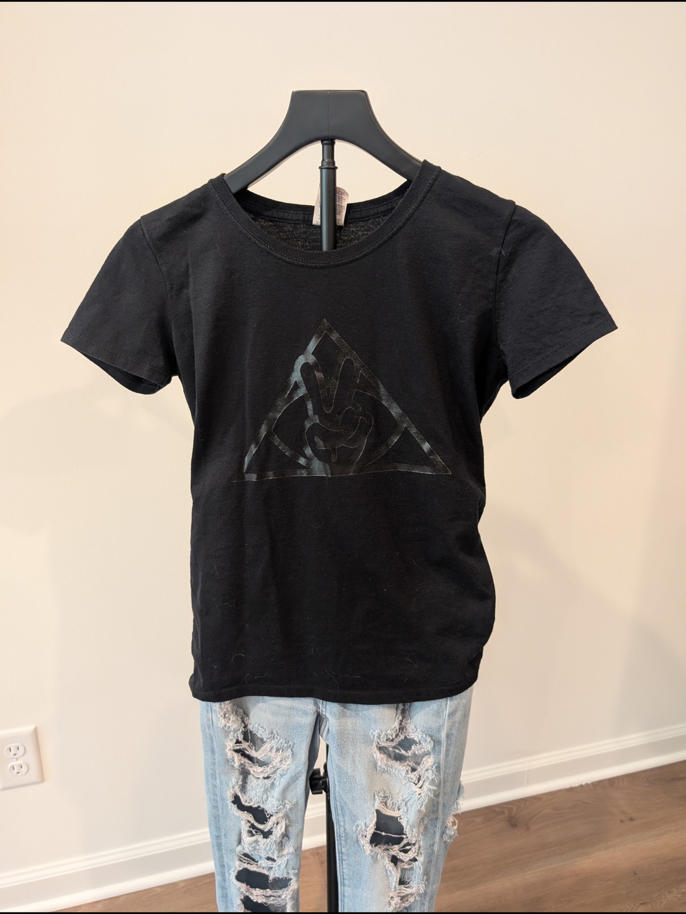 Women's Black Short-Sleeve Tee Harry Potter Hermione Empowerment Small